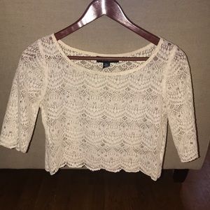 Stunning Lace Crop Top- A staple in any wardrobe